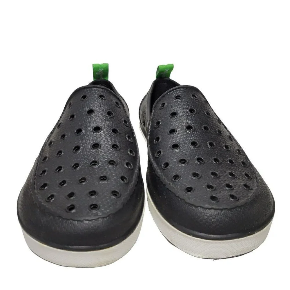 Sanuk Lil Walker Water Shoes Big Kids Size 1 Youth Black Slip‎ On Loafer Unisex